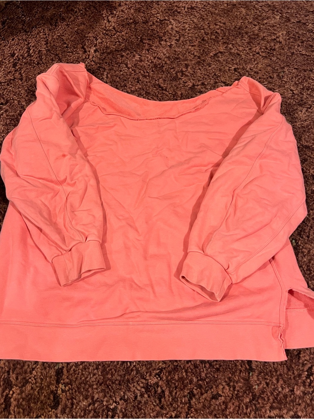 lululemon athletica Rose-Coral Pullover Sweatshirt